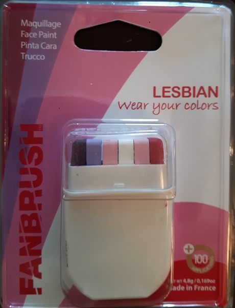 Lesbian pride Face Flag