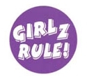 Klistremerke: 10 stk små GirlZ Rule
