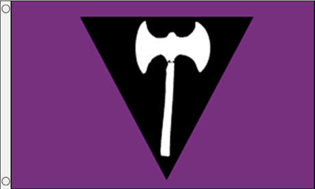 Lesbian Pride (Labrys) Flag (90 cm x 150 cm)