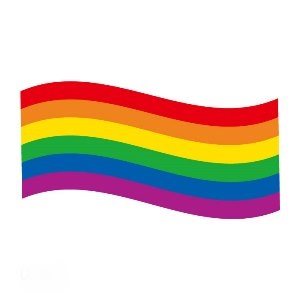 Temporary Tattoo: Rainbow Flag (3x)