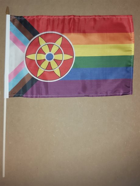 Kvensk Pride Håndflagg