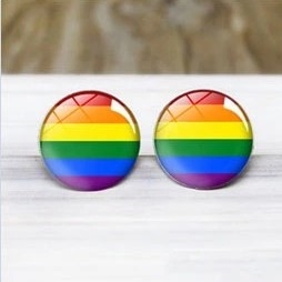 Earrings Rainbow Flag