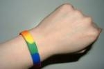 Rainbow Flag Silicone Bracelet