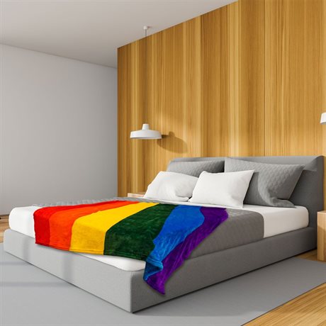 Rainbow Soft Plush Blanket