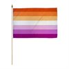 Lesbian Sunset Pride Handhold Flag