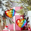 Nordic Pride Julekulehjarte LOVE IS LOVE