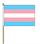 Transgender handhold flag medium